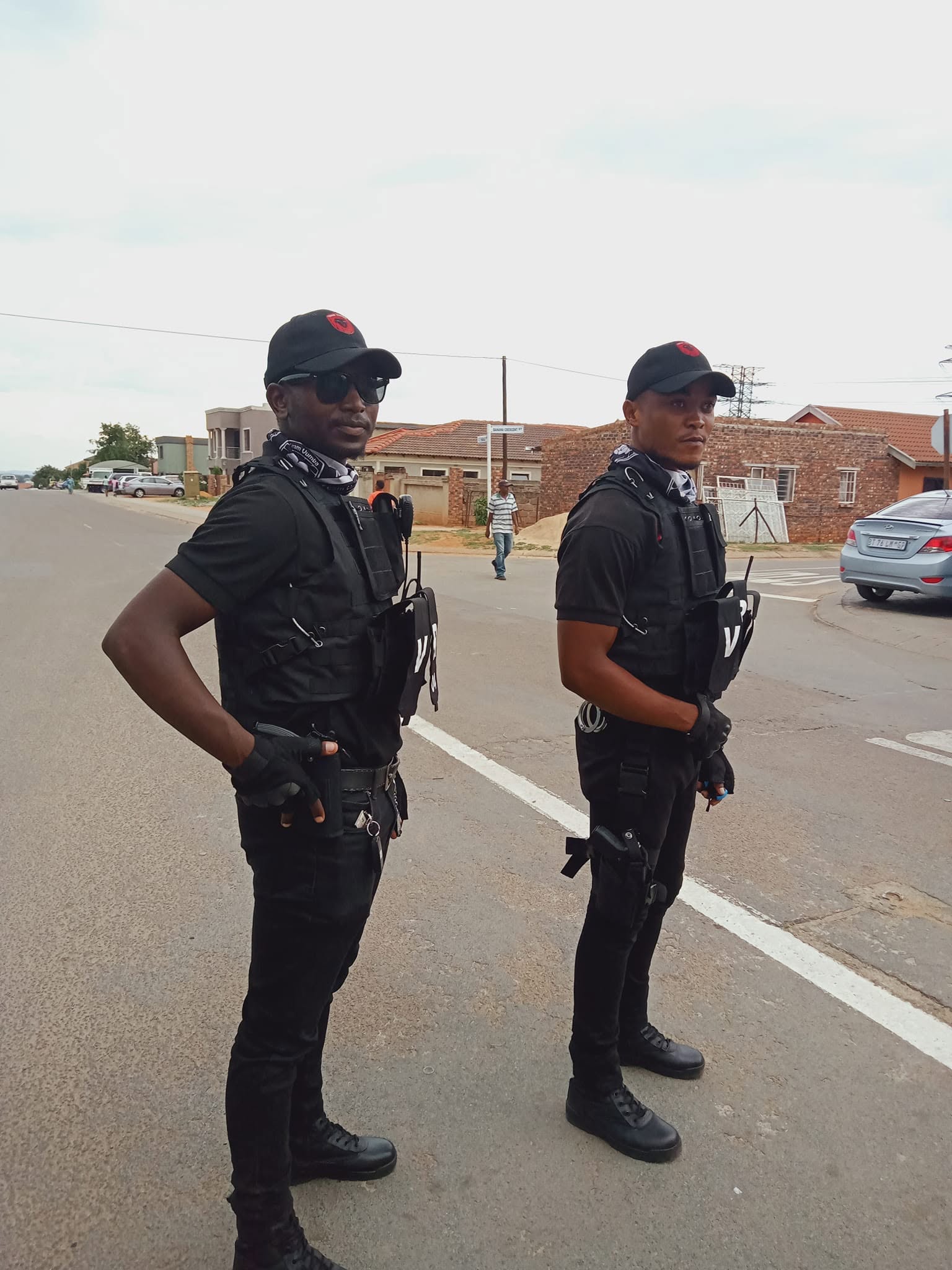 Vhumba Risk Management guards on duty